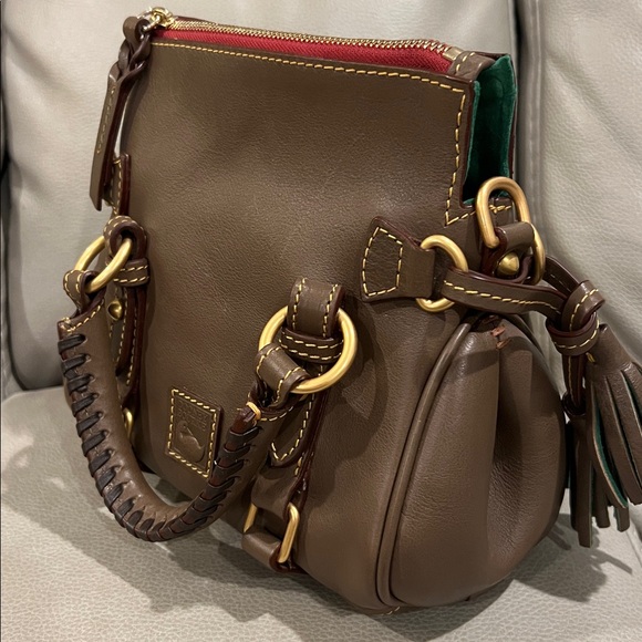 Dooney & Bourke Florentine Leather Nano Satchel - Picture 7 of 9